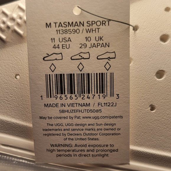 UGG tasman sport clogs slip-on shoes Sz 11 NEW - Picture 8 of 8